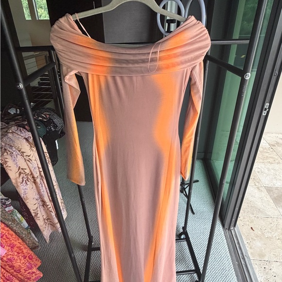 AFRM Long Sleeve Brown Dress - Picture 4 of 6